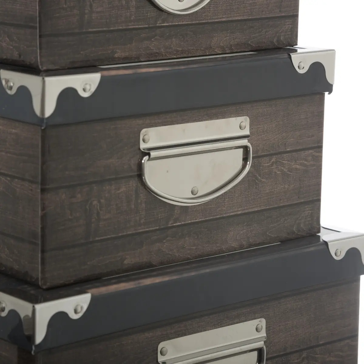 6 Boîtes cocooning coins métal