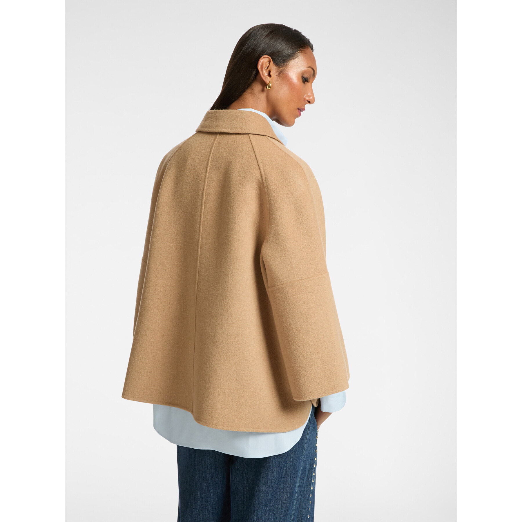 Elena Mirò - Gabán de tela doble - Beige