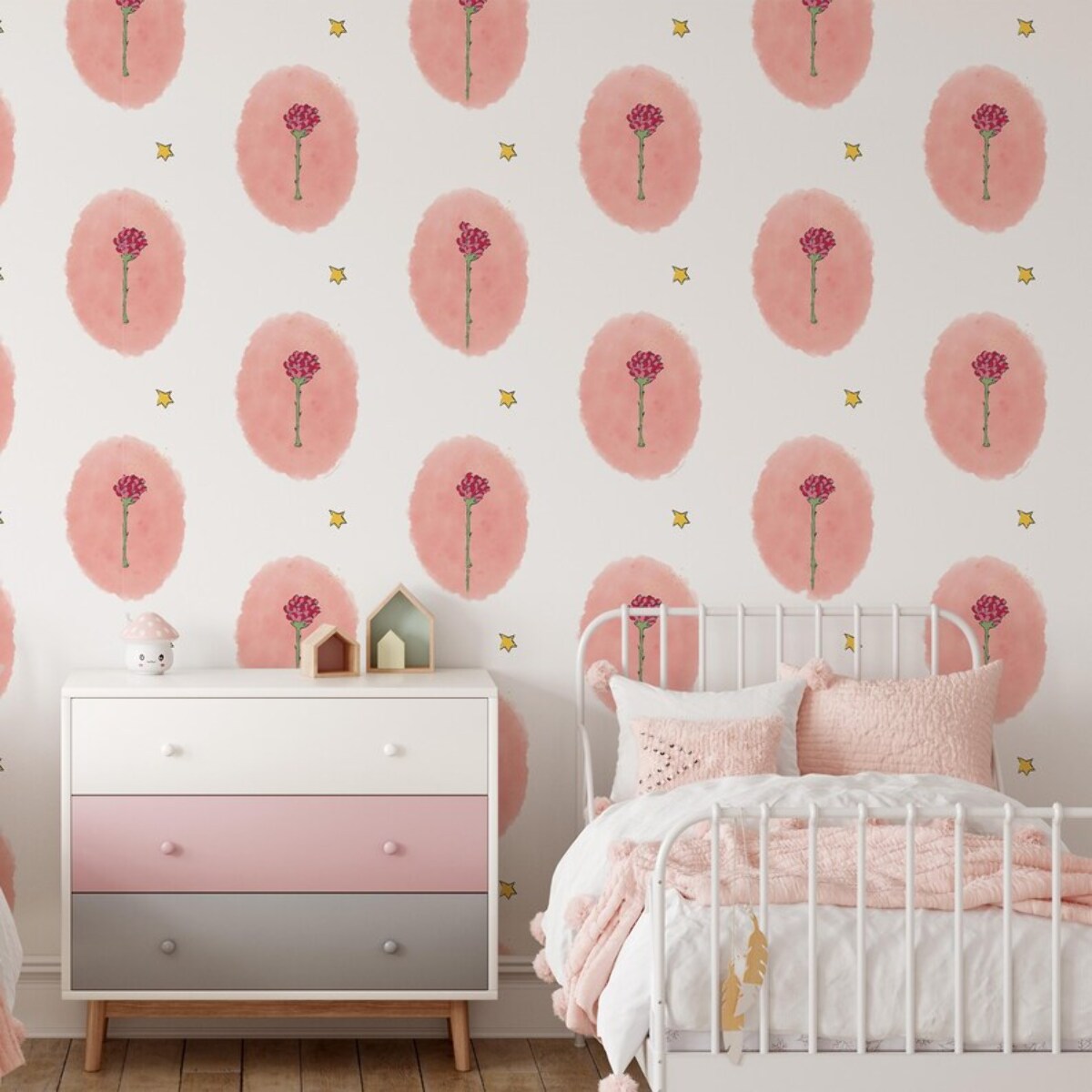 Carta da Parati Ufficiale Il Piccolo Principe Rosa