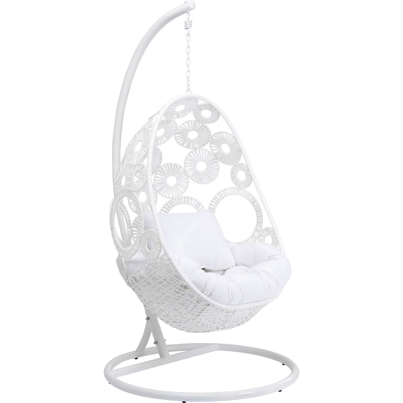 Fauteuil suspendu Ibiza blanc Kare Design