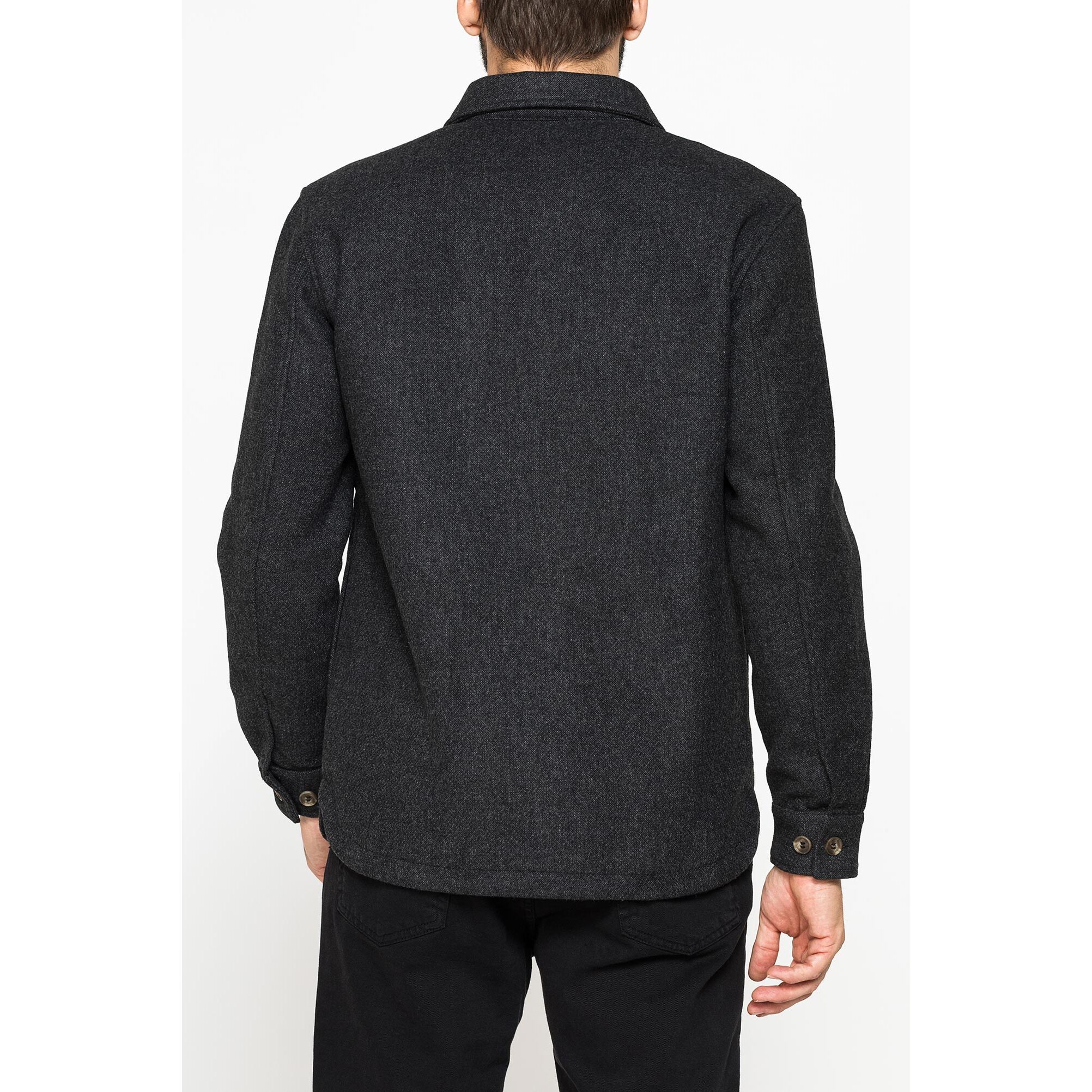 GIACCA CAMICIA IN TESSUTO PESANTE SFODERATO