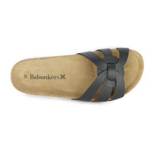 SANDALO SITGES BABUNKERS NERO