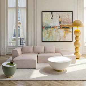 Peinture Frame Dust 120x120cm dorée Kare Design