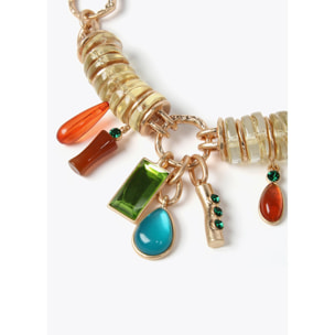 Collana elementi acrilici colorati