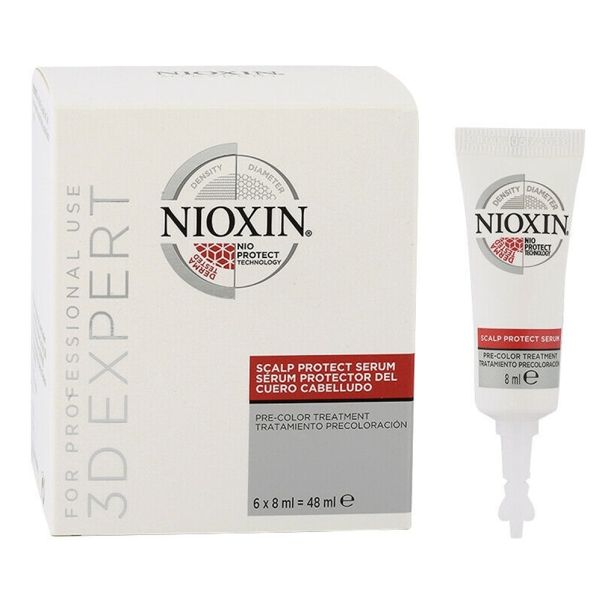 NIOXIN Scalp Renew Protect Serum Trattamento Pre Colorazione 6x8ml