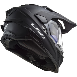 CASCO MOTO MX LS2 MX701 EXPLORER SOLID MATT BLACK (E22.06)