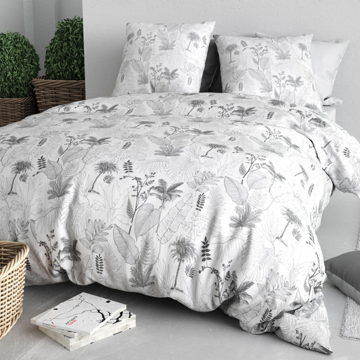 Parure housse de couette imprimé 100% coton - merigold