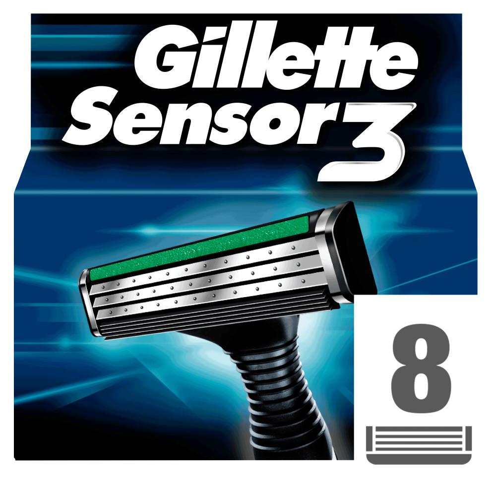 3x8 Lames de rasoir Gillette Sensor3