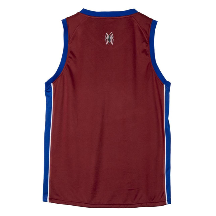 Camiseta Corta Basketball Spider-Man - Color Rojo