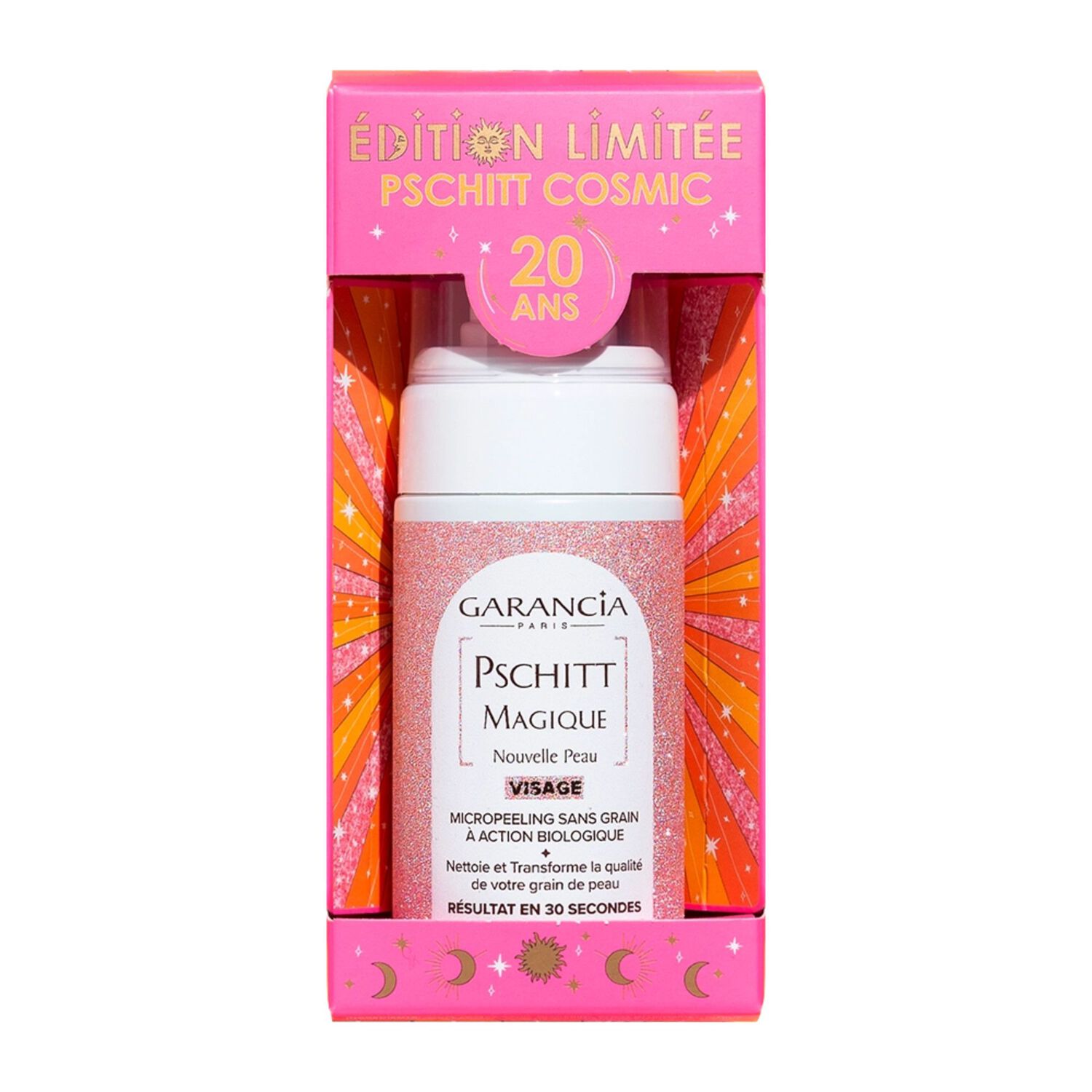 Pschitt Magique Edition Limitée COSMIC - Micropeeling Visage Sans Grain à Action Biologique 100 ml