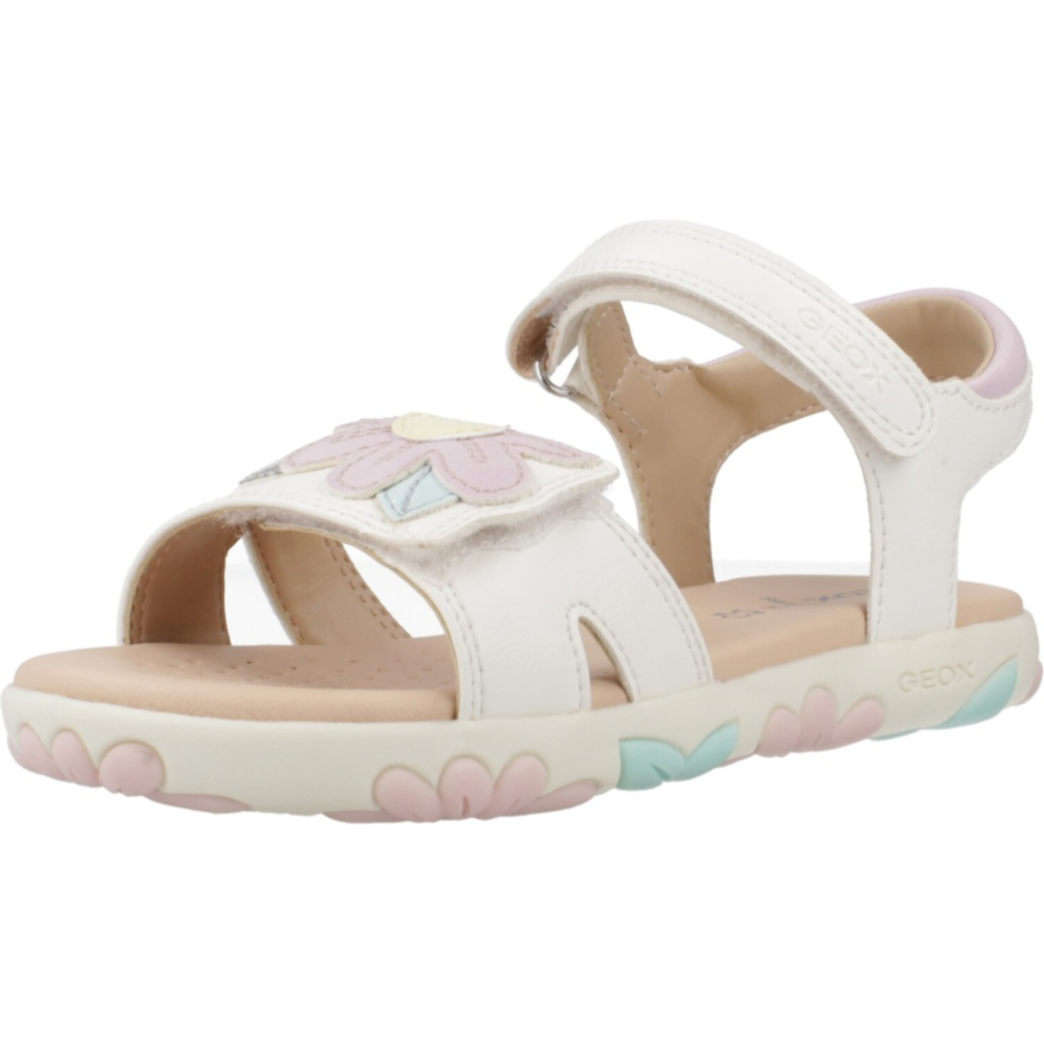 Sandalias Niña de la marca GEOX  modelo J SANDAL HAITI GIRL White