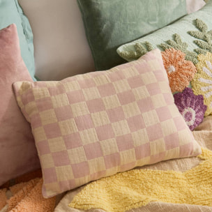 Coussin Fleurs sauvages 30x40cm lilas