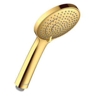Pommeau de douche 3 jets Universal avec curseur Doré poli