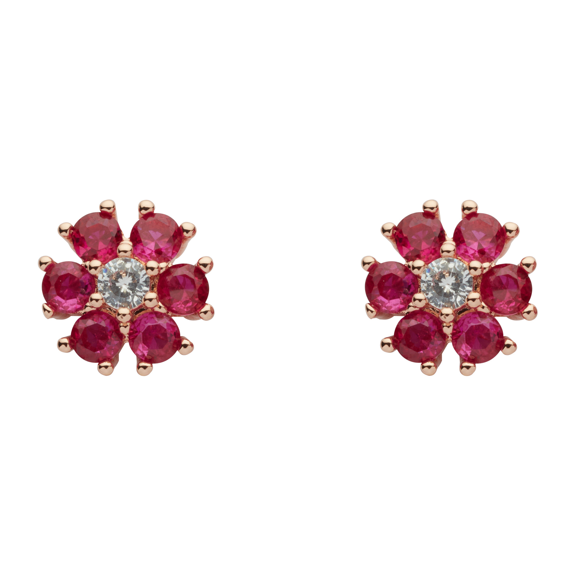 Orecchini U.S. Polo Assn. In metallo placcato oro rosa