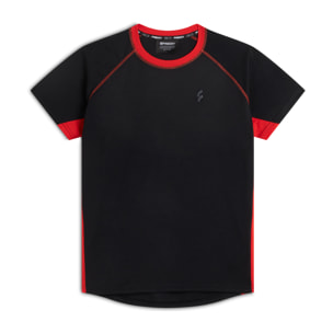 T-shirt sportiva da uomo maniche raglan inserti a contrasto