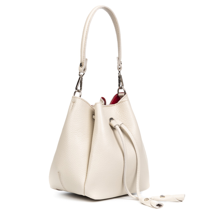 Idea Bolso de mano Mujer. Piel auténtica Dollaro.