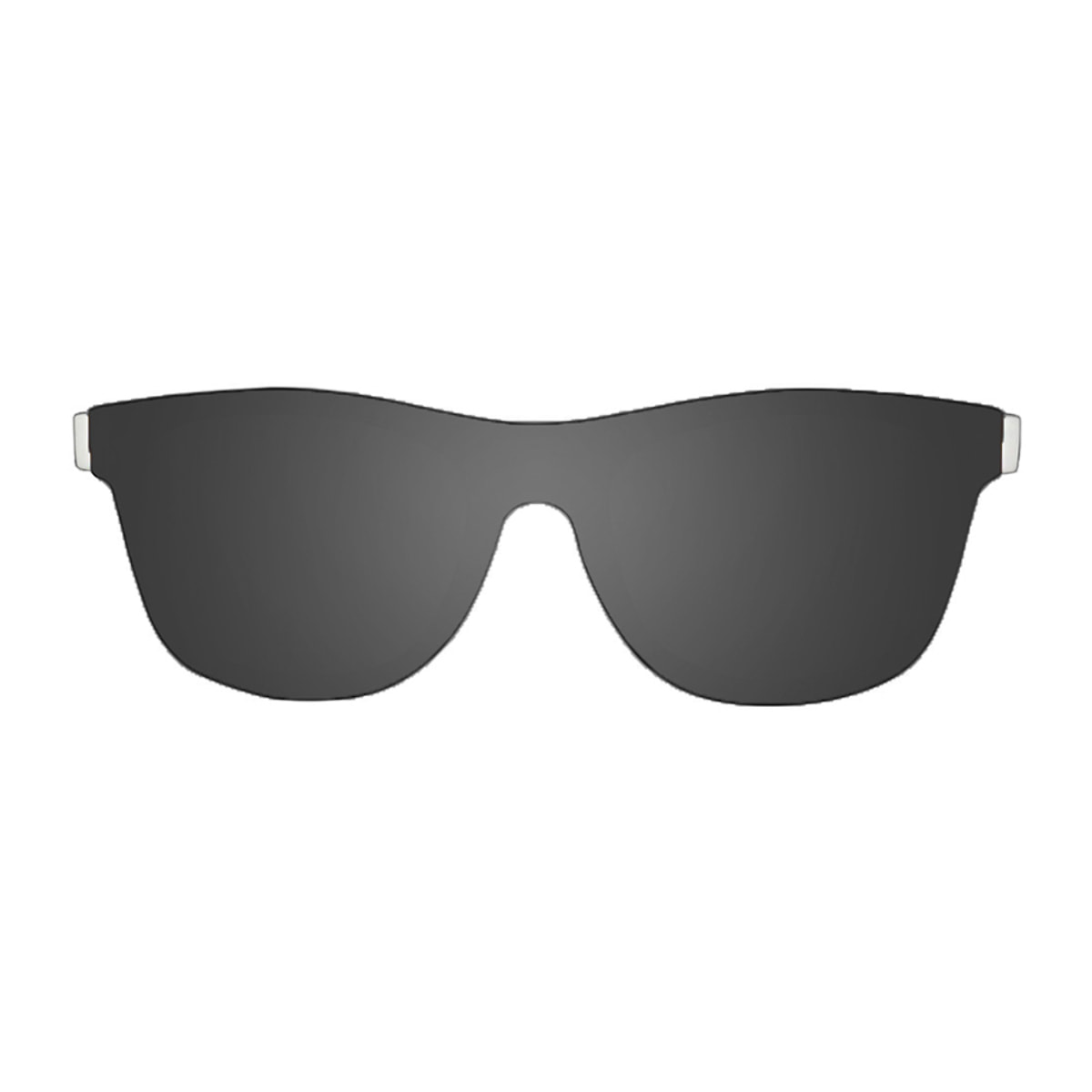 Gafas de sol PALO ALTO DALSTON - Blanco mate transparente / Plana ahumada