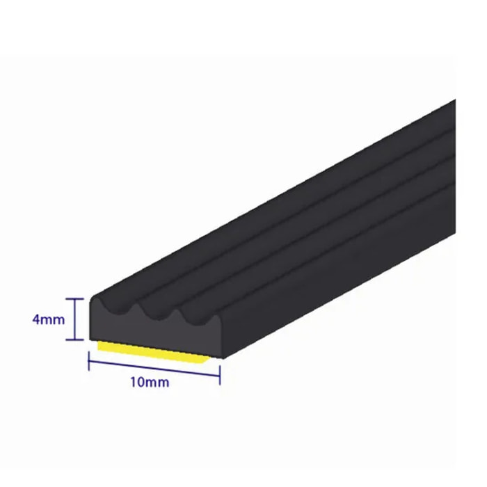 Rouleau de joint Kiso 141 pour vitrage - 3x9 mm - Blanc - Bobine de 150 m - KISO - 141 3X9 BL
