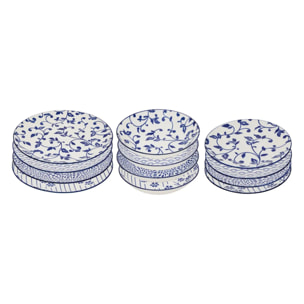 Service de table 12 pièces Mizu bleu