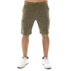 Shorts cargo de sarga para hombre Leone Military 1947