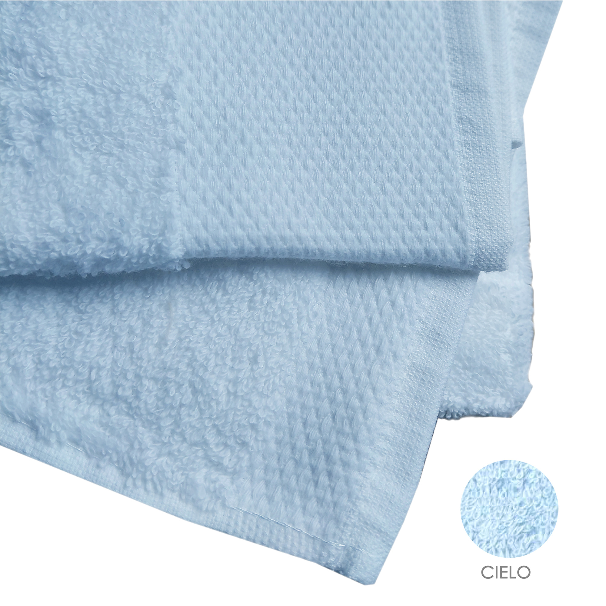 Set salvietta 3 pezzi 60x110 cm cielo