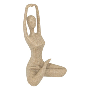 Statue femme Aby H.22cm résine assorti