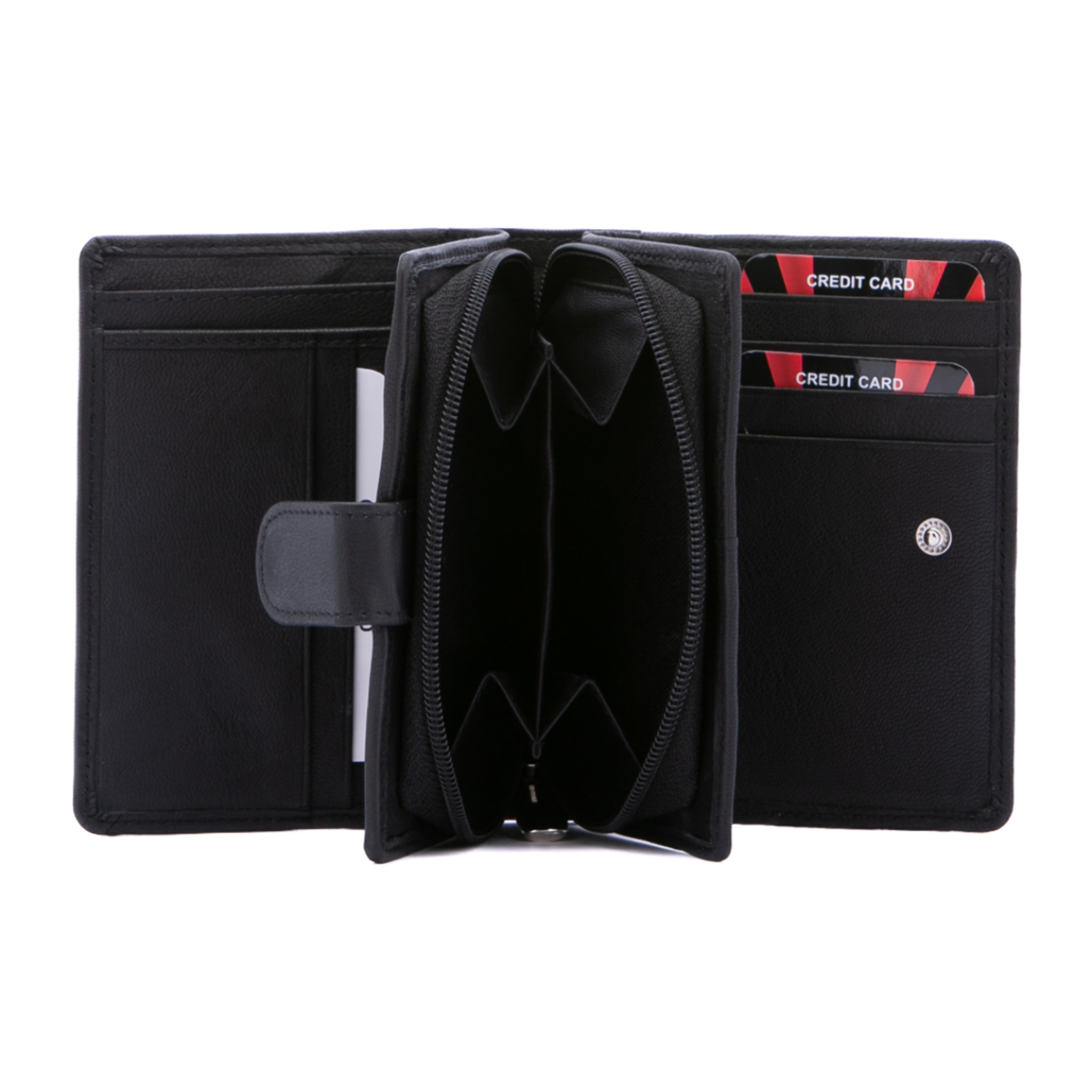 Portafoglio  da donna ecopelle Prodotto Vegano 13x9,5x4 cm