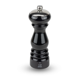 Moulin à poivre manuel en bois laqué noir, u'Select, 18 cm - 7' Paris Icône