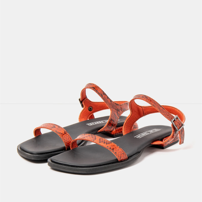 Sandalias 2000S SNAKE TEJA / BERGAMO color Teja