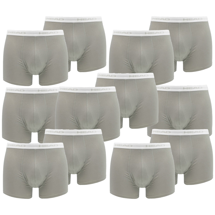 Pack 12 calzoncillos HEAD en color gris para hombre