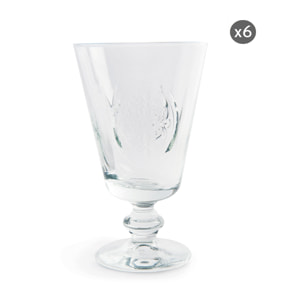 Set 6 Calici Excelsa – Victoria, Vetro Trasparente 34 cl
