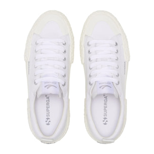 Superga - Sneakers Uomo Donna Bianco - 2660 Stripe Big Bumpers