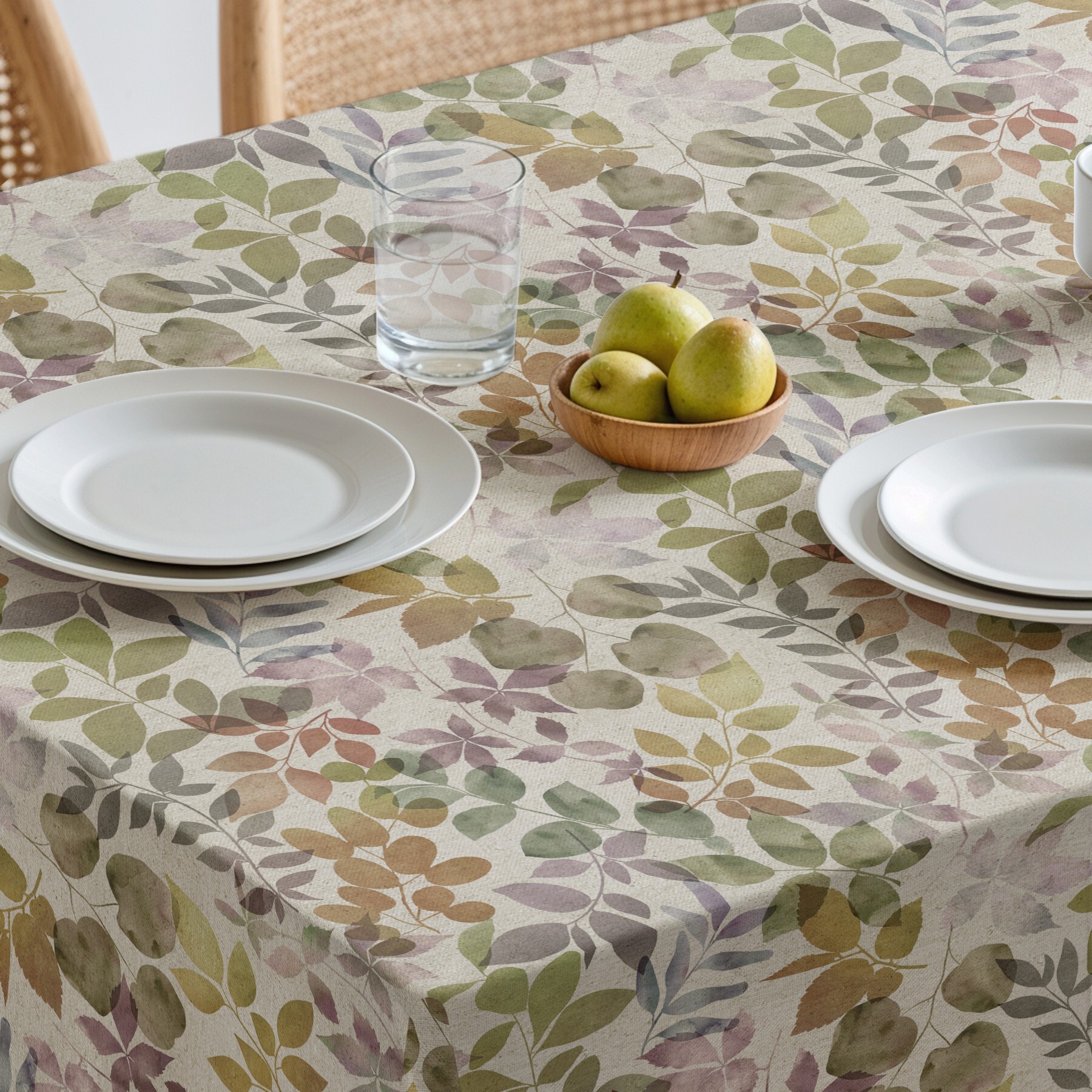 Mantel estampado antimanchas NAIROBI MULTICOLOR