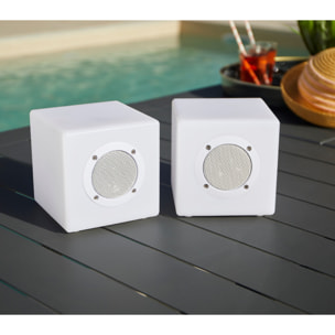 Set de 2 cubes enceintes DOUBLE ZIK CUBE