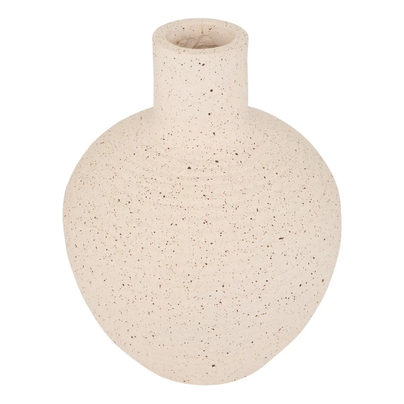 Vase Ted Boule 33x33x43 cm Blanc