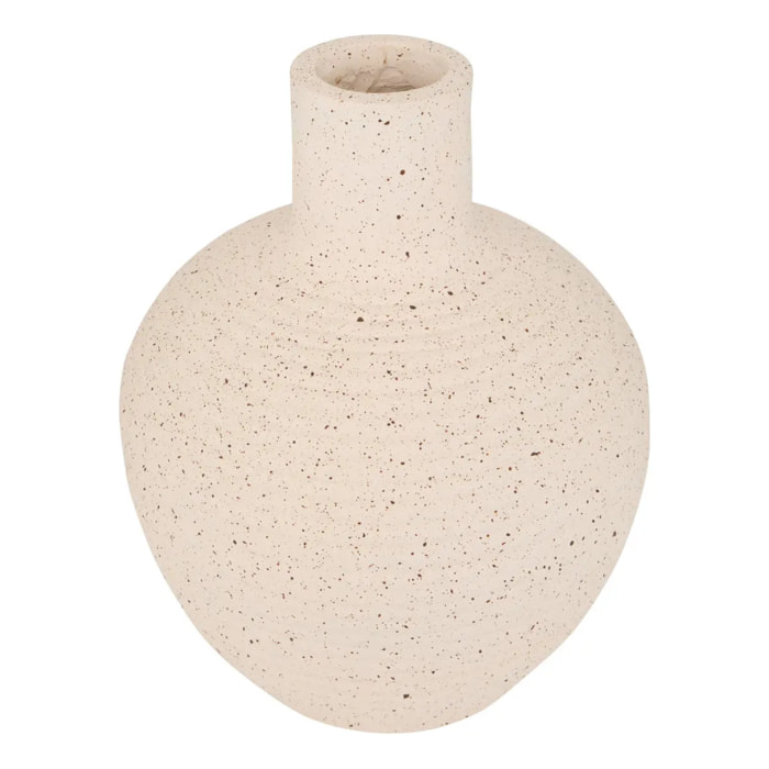 Vase Ted Boule 33x33x43 cm Blanc