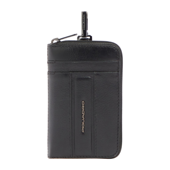 Piquadro Astuccio portachiavi con porta carte di credito