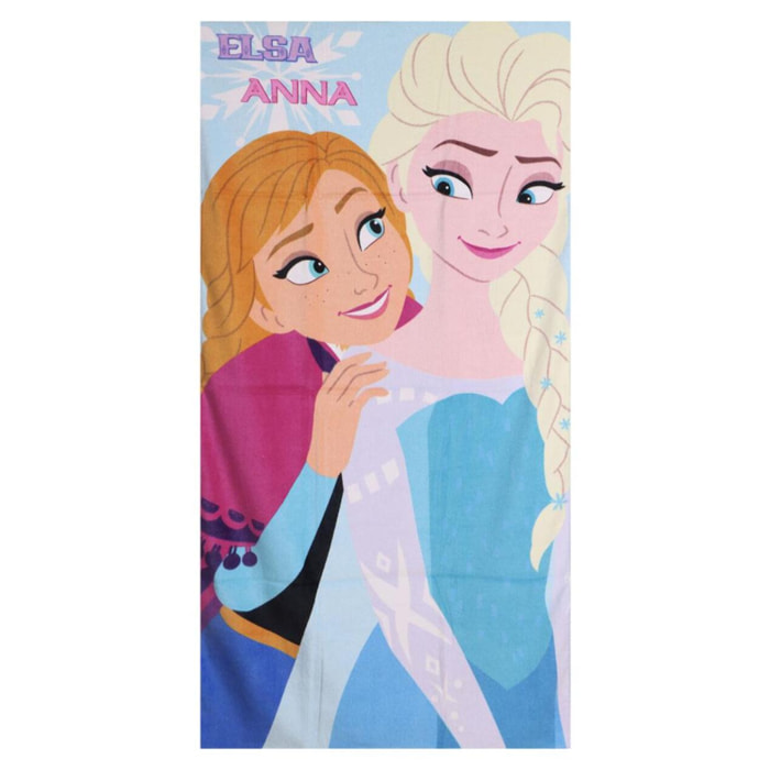 Toalla Microfibra de Frozen - 70x140x1 cm - Color:Azul Claro