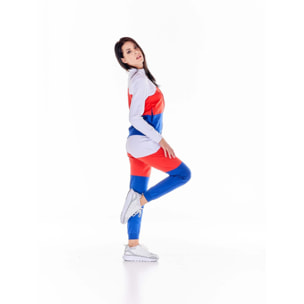 Tuta donna con collo alto e zip linea Live in Colors