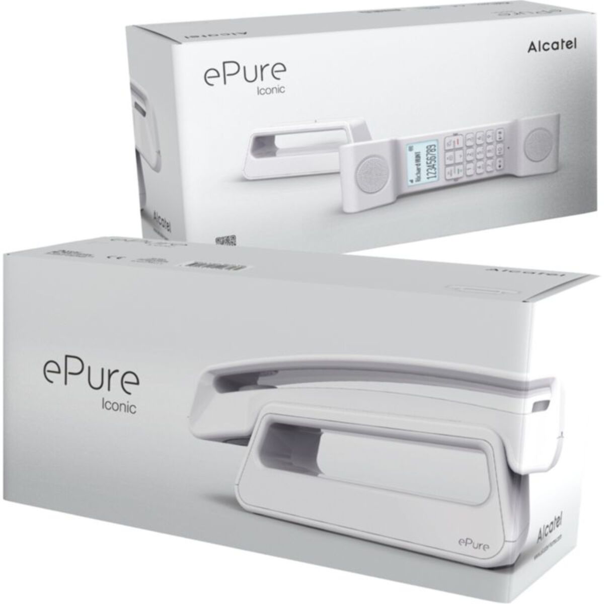 Téléphone sans fil ALCATEL ePure Iconic Blanc