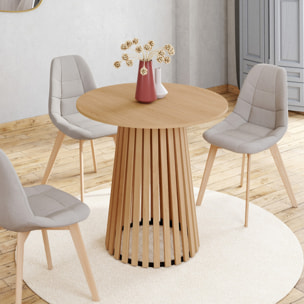 Table à manger ronde Camélia Ø80cm