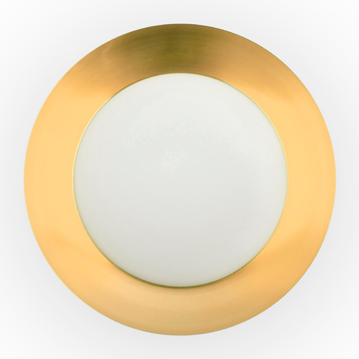 SIDE 450 Plafón negro y oro 20W