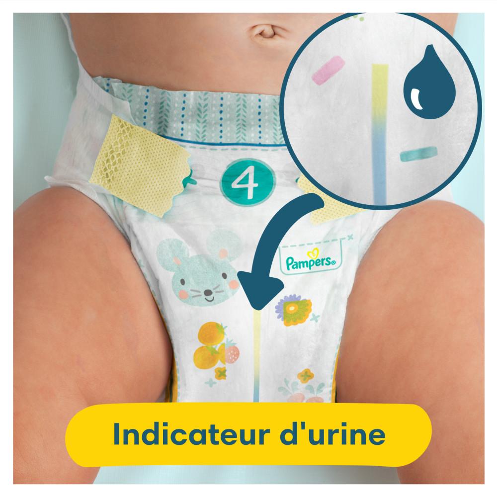114 Couches Premium Protection Taille 2, 4kg - 8kg, Pampers