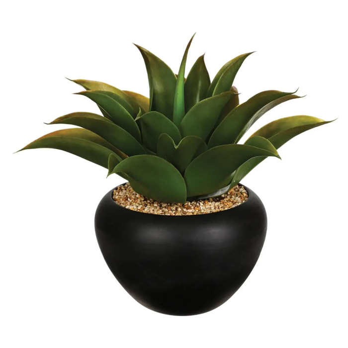 Aloe vera artificiel pot en céramique - H37 cm