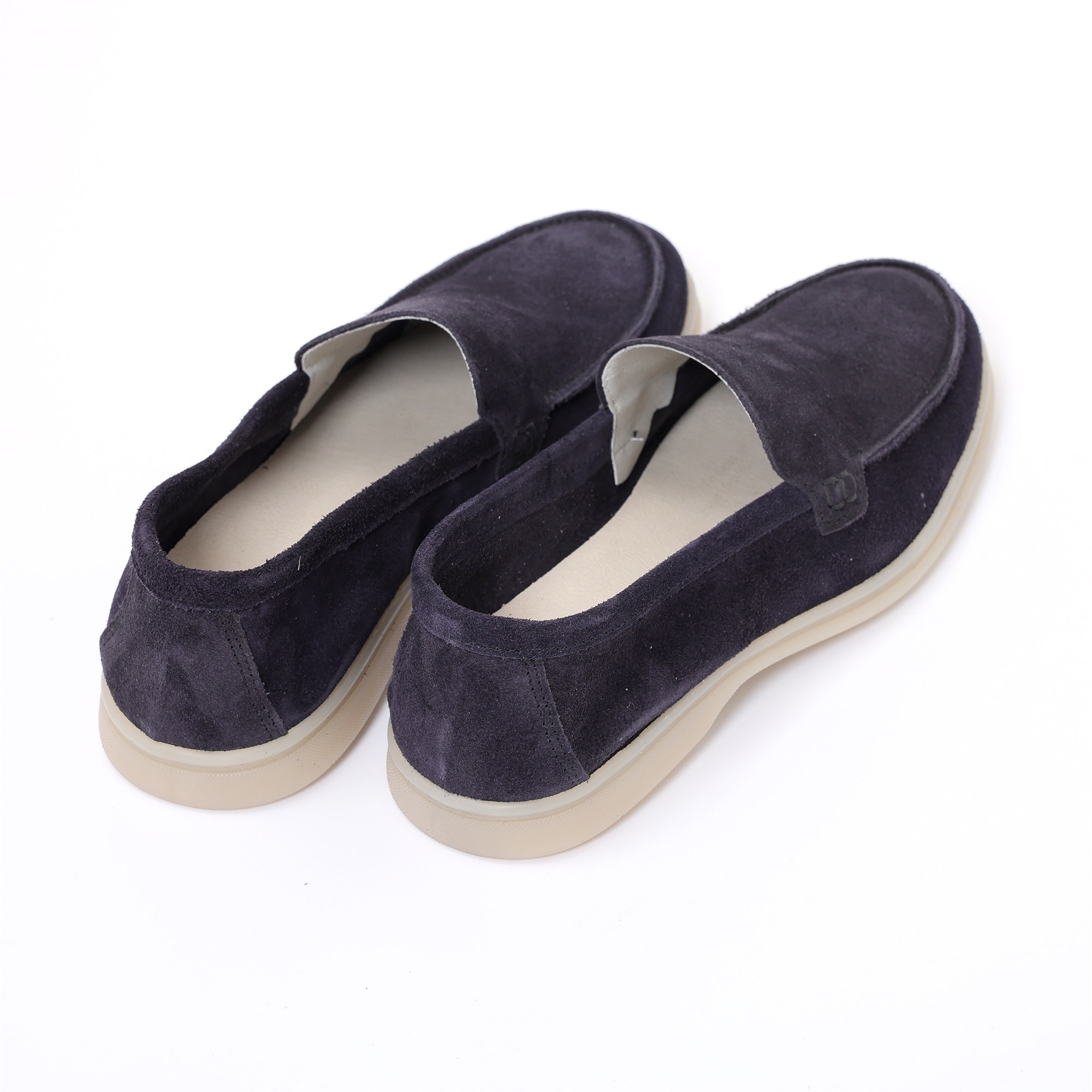 Mocassini leggerissimi e comodissimi in pelle scamosciata blu