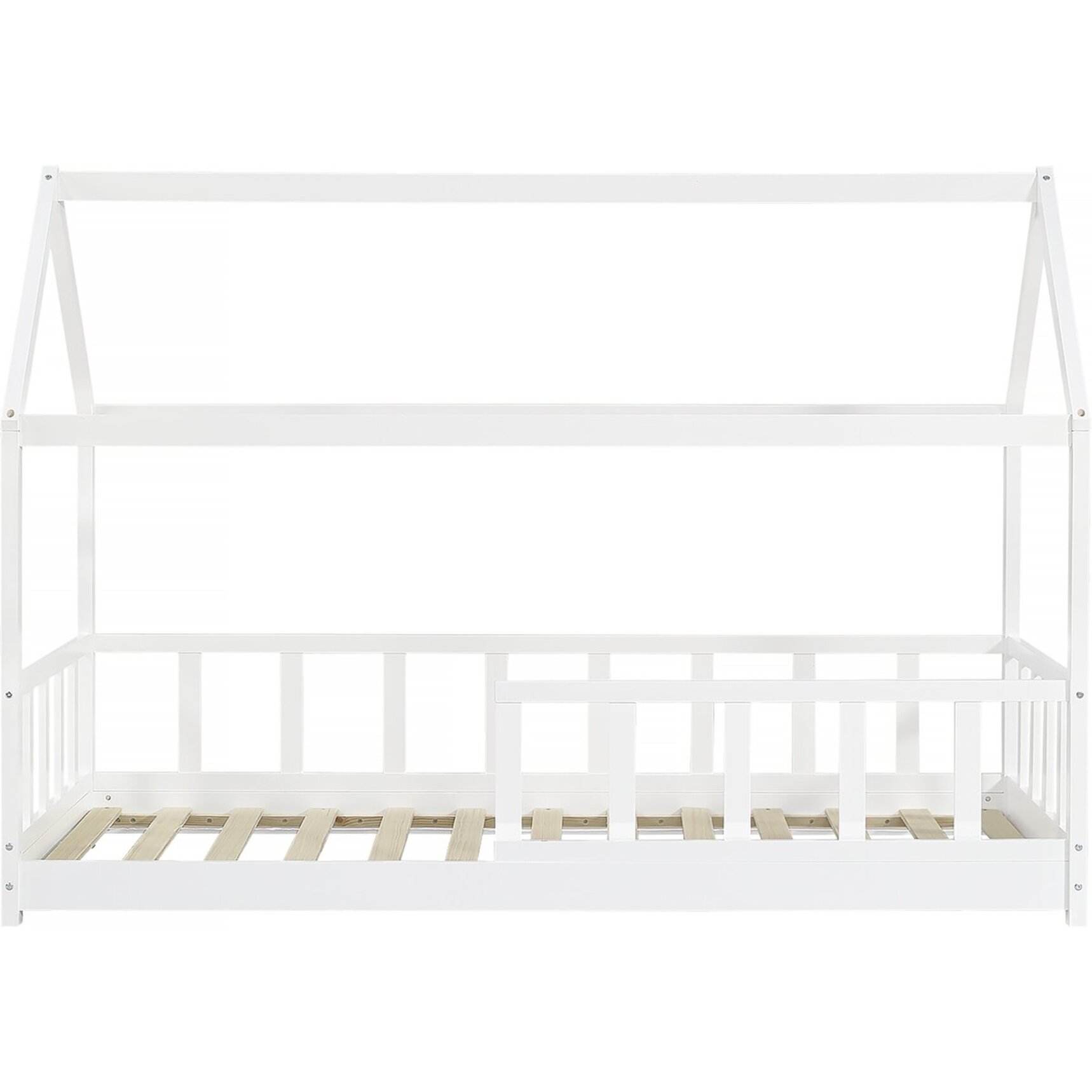 Lit cabane pour enfant "Mila" - 90 x 190 cm - Blanc