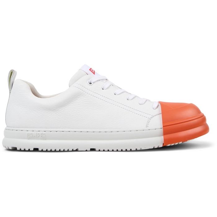 Sneakers - CAMPER Junction Runner - Bianco - Pelle liscia
