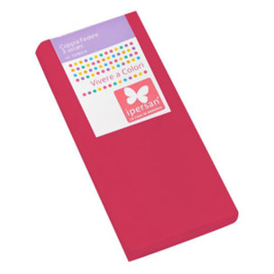 Coppia Federe 3 volani IPERSAN Puro Cotone Bordeaux