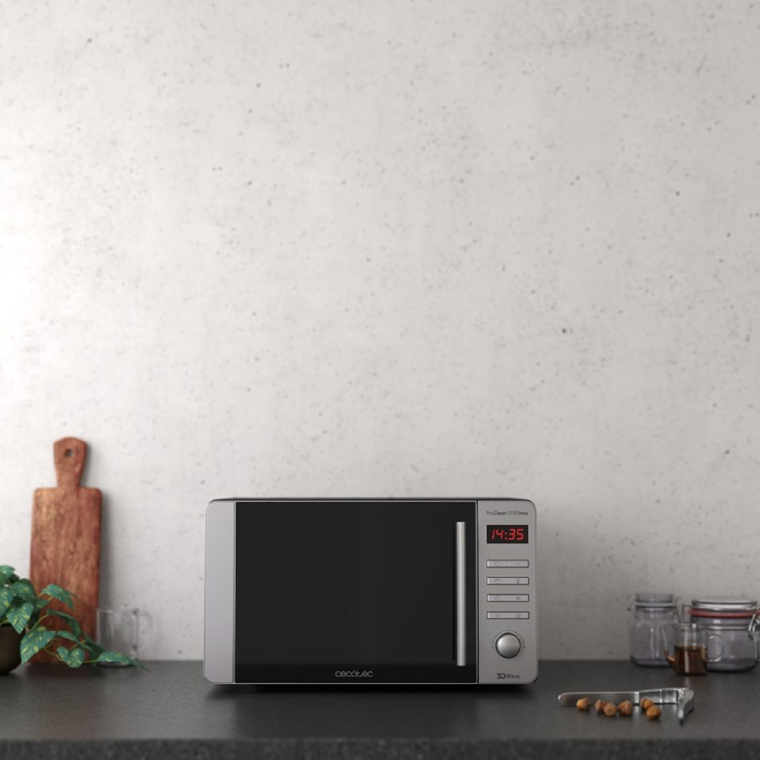 Cecotec Micro-ondes de 20 L avec grill ProClean 5110 Inox