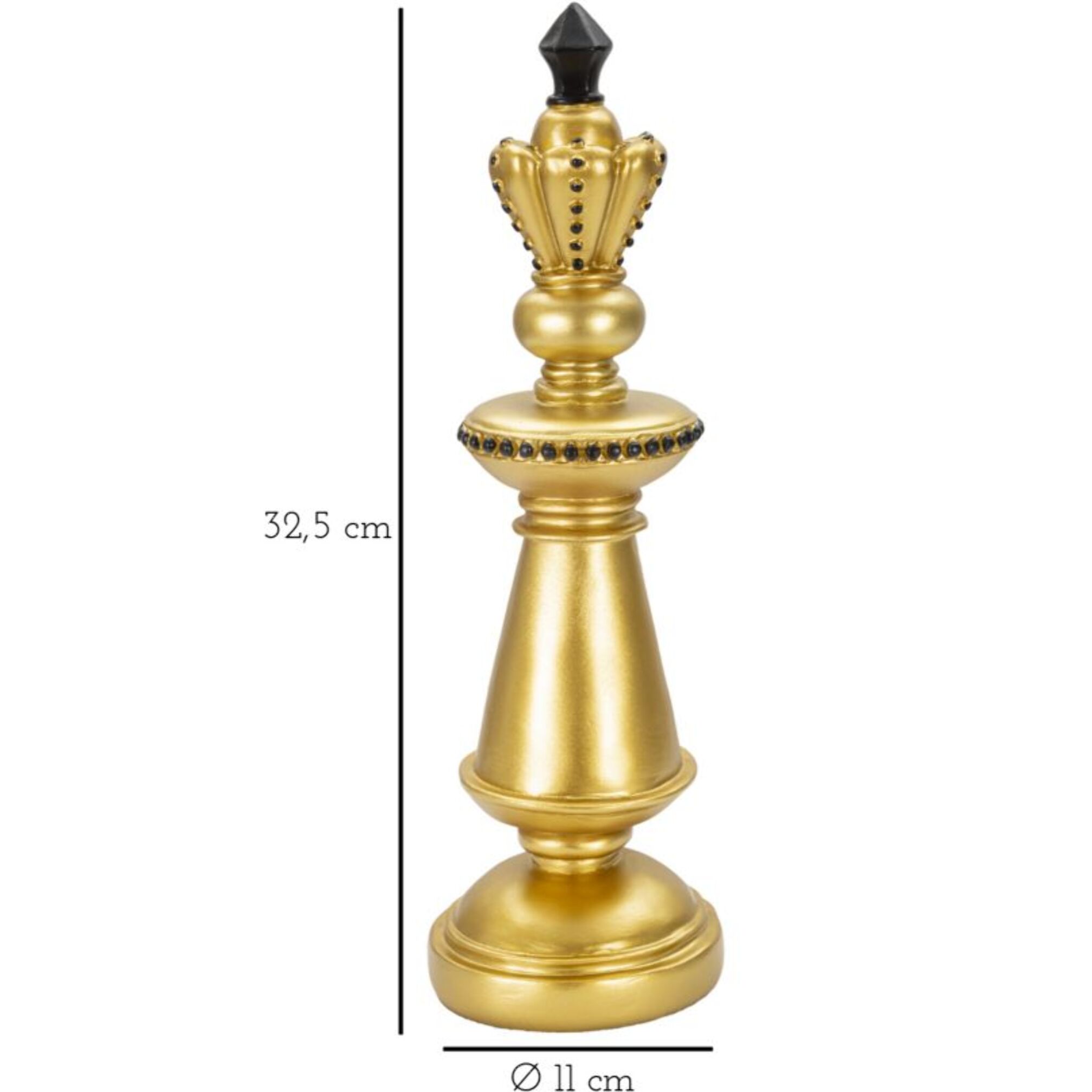 RE ORO E NERO CM Ø 11X32,5